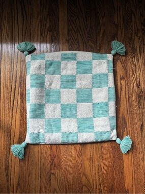 Kirkland’s 20x20 Checker Pattern Decorative Throw Pillow Case
